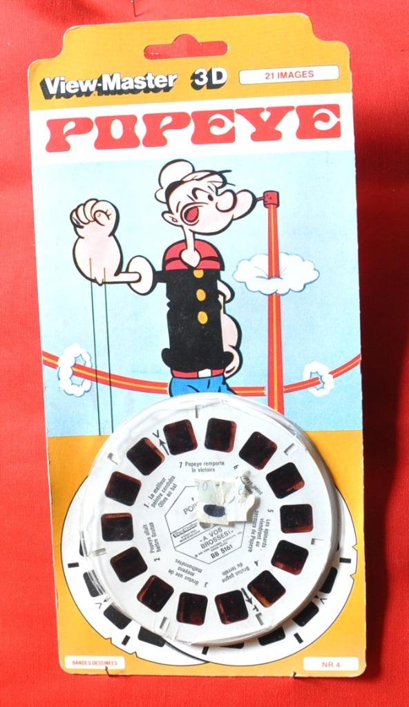 3 disques view- master 3d mon popeye  (13), Ophalen of Verzenden, Gebruikt, Kind, Foto