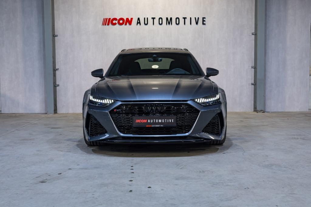 AUDI RS6 C8 AVANT - DYNAMIC+ l B&O l CERAMIC l MATRIX l PANO, Autos, Cuir, Argent ou Gris, Achat, Euro 6