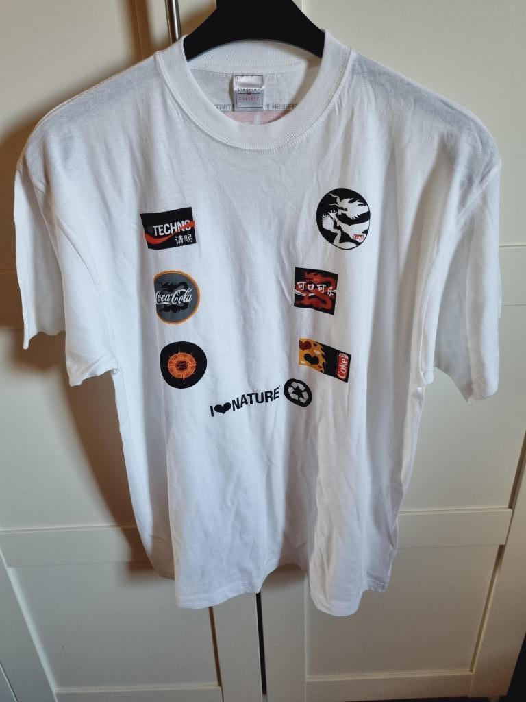 Pakket 30 T-shirts I love techno maat L Coca-cola, Enlèvement ou Envoi, Neuf, Taille 52/54 (L)