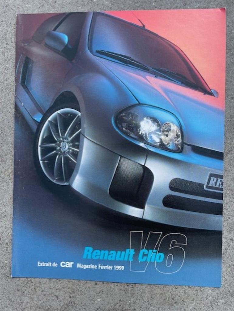 Ctalogue Renault Clio V6, Ophalen of Verzenden, Zo goed als nieuw, Renault