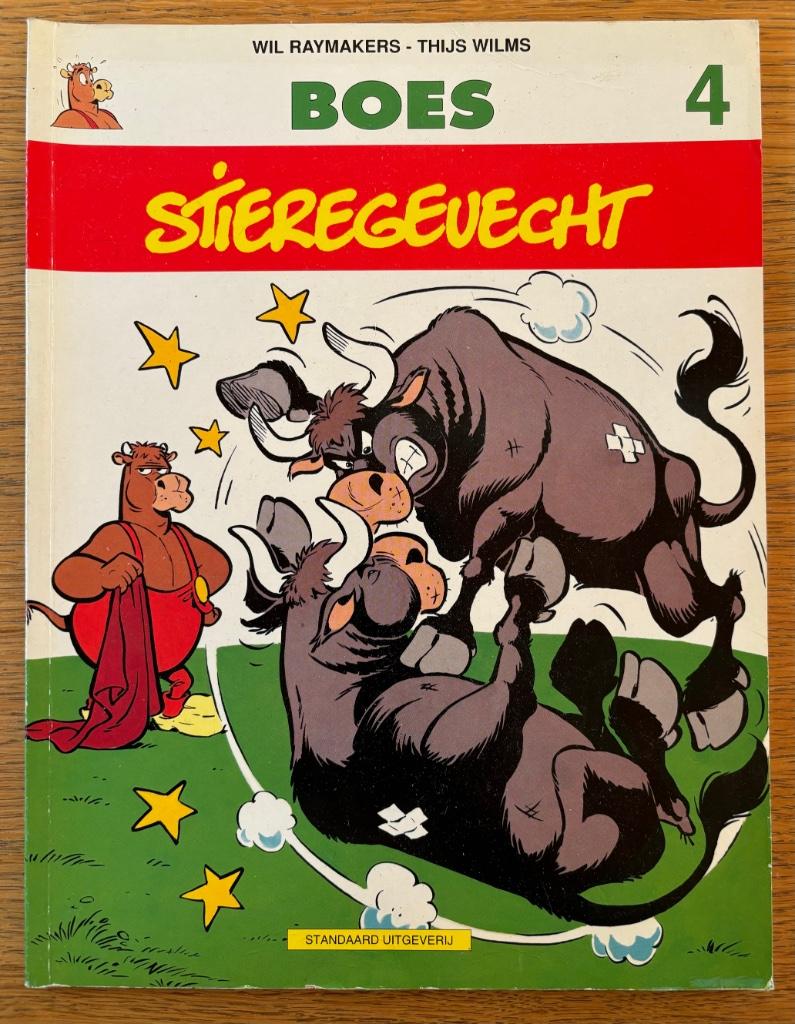 Strip Boes nr. 4: Stieregevecht, Boeken, Stripverhalen, Gelezen, Eén stripboek, Ophalen of Verzenden, Wil Raymakers
