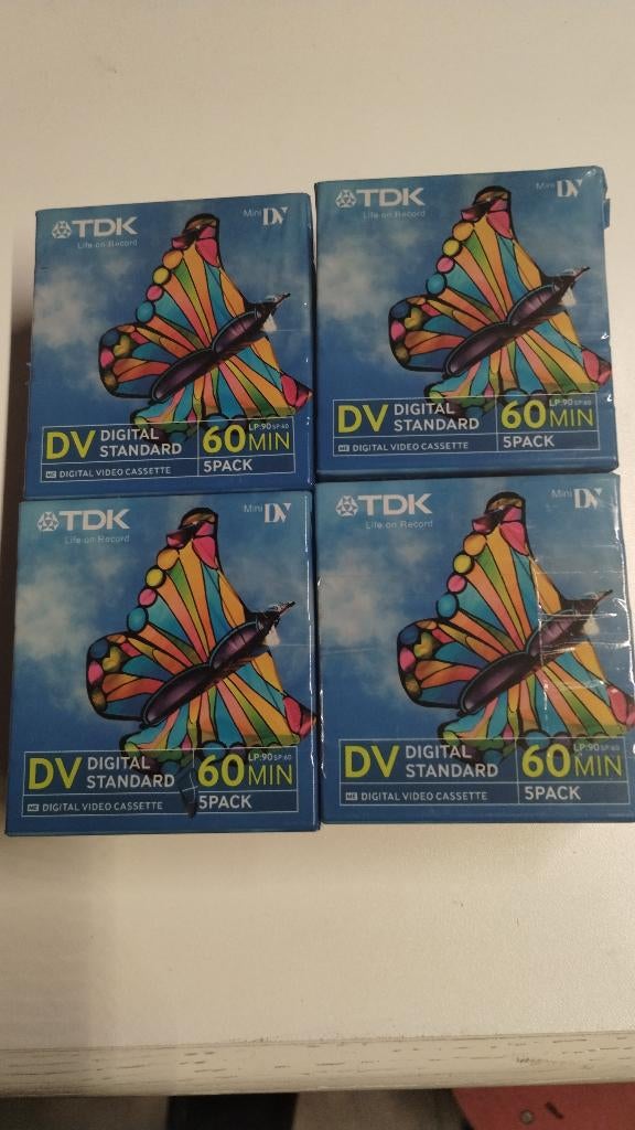 TDK - Mini DV Cassette - 60 Min - LP 90 Min, Neuf, Full HD, Autres marques, Bande, Disque ou Mémoire