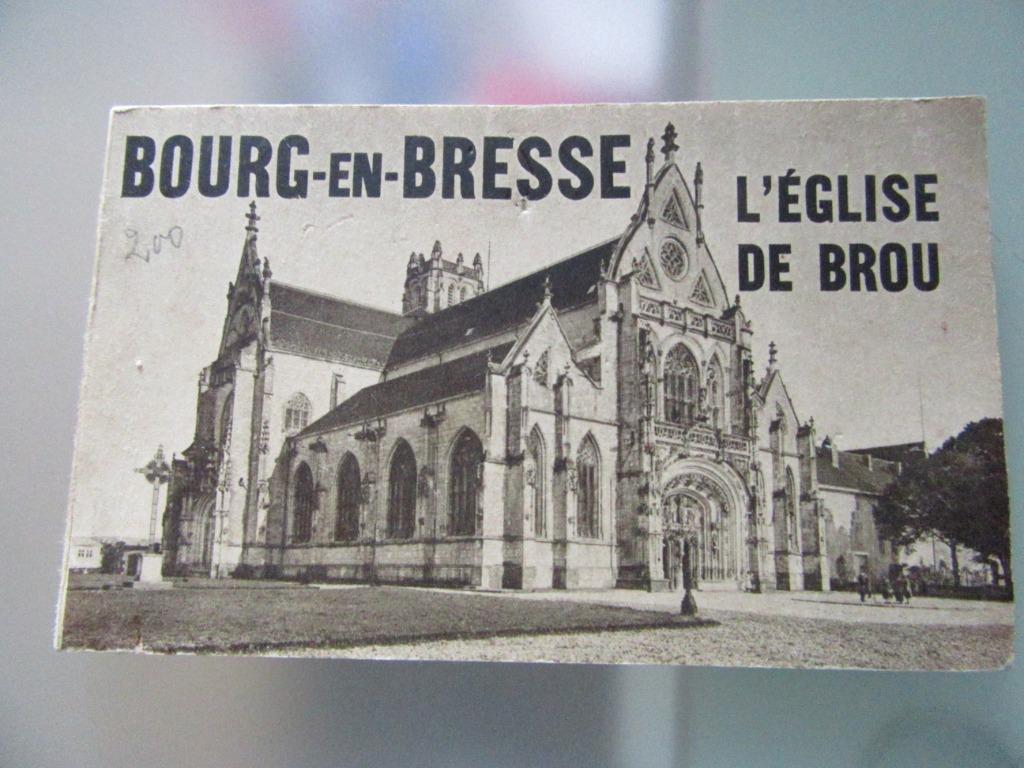 carnet de 20 cartes postales anciennes Bourg-en-Bresse l'Egl, Enlèvement, Non affranchie, France