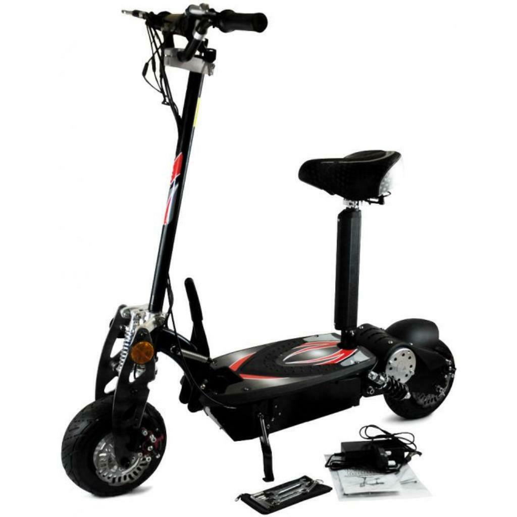 Zipper 800W. Opvouwbare Elektrische Scooter Snorscooter 35km, Fietsen en Brommers, Ophalen of Verzenden, Nieuw, Zadel