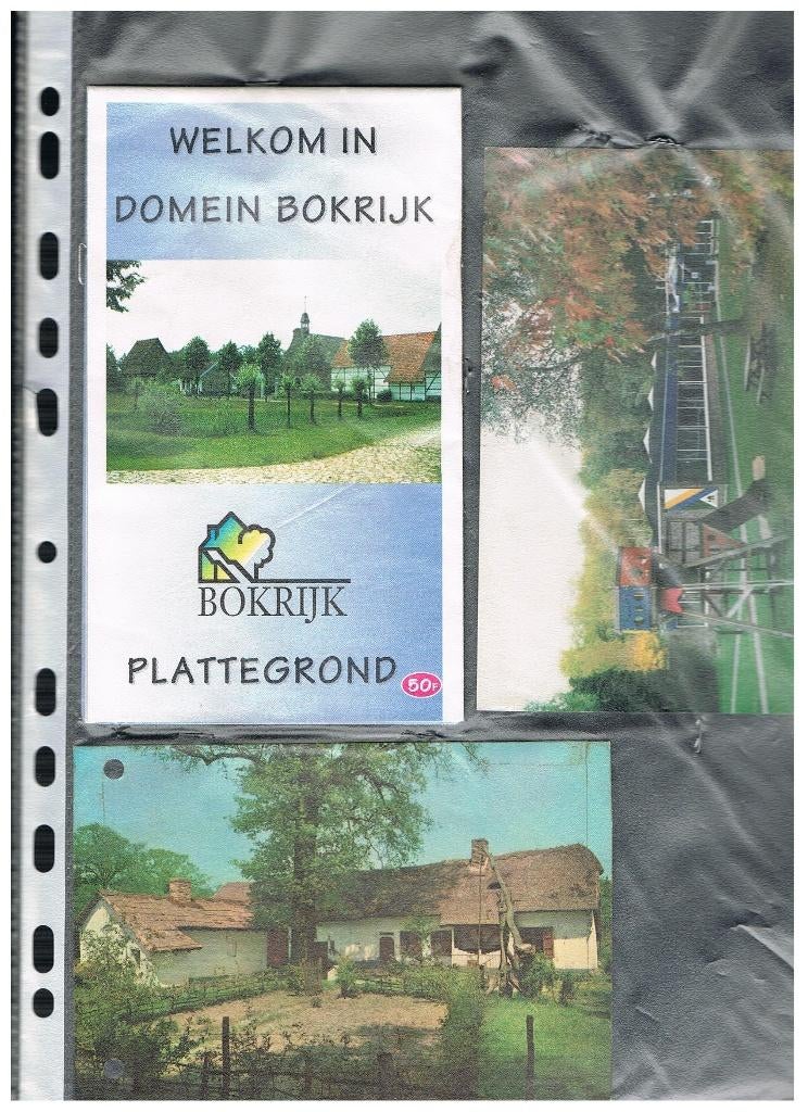 VERZAMELING BOKRIJK KAARTEN EN FOLDERS, Verzamelen, Verzenden, 1980 tot heden, Gelopen, Limburg