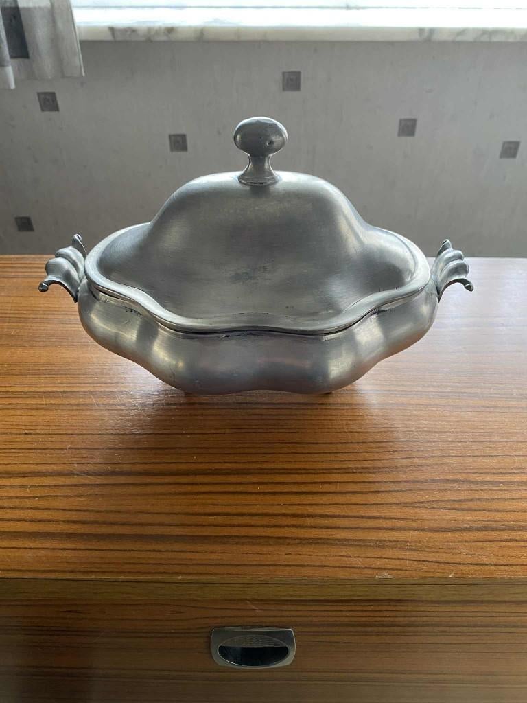Tin - Schaaltje met deksel, Ophalen of Verzenden