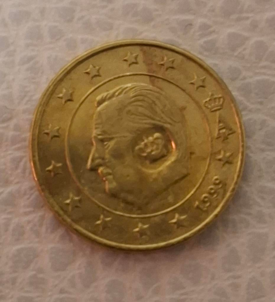 België - 10 cent 1999 met kroon, Postzegels en Munten, Munten | Europa | Euromunten, Ophalen of Verzenden, België, 10 cent
