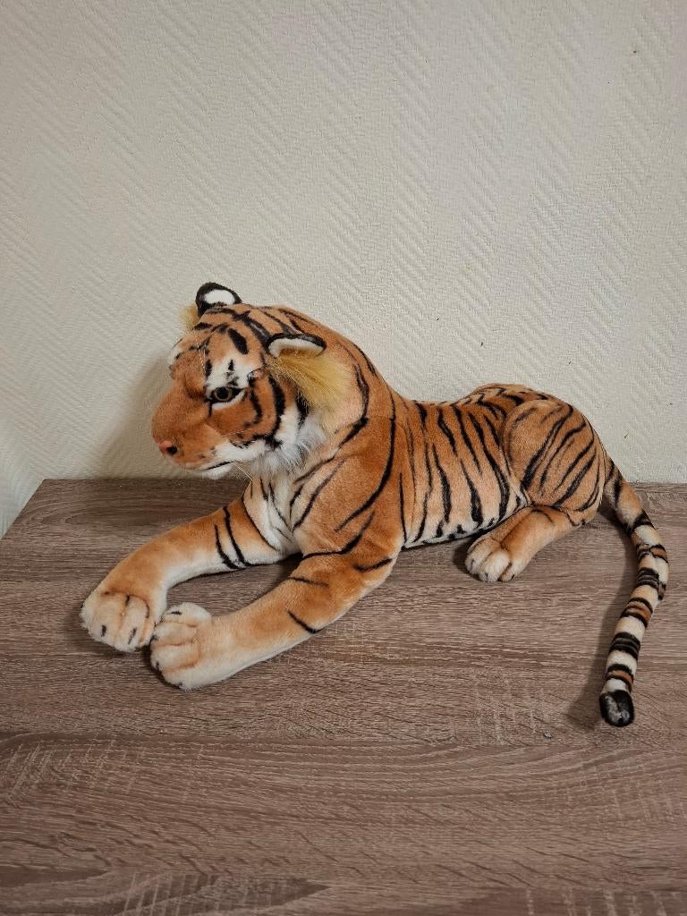 Pluchen tijger, Kinderen en Baby's, Speelgoed | Knuffels en Pluche, Ophalen, Zo goed als nieuw, Overige typen