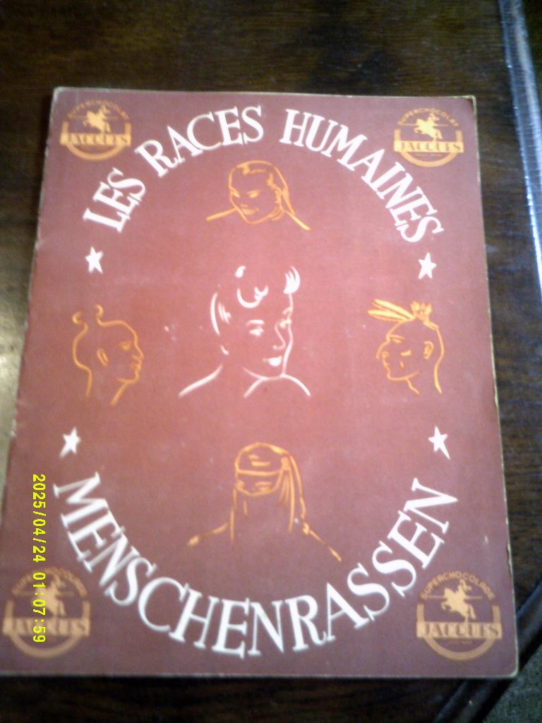 album chocolat jacques : Les Races Humaines : complet, Livres, Enlèvement ou Envoi, Comme neuf, Album d'images