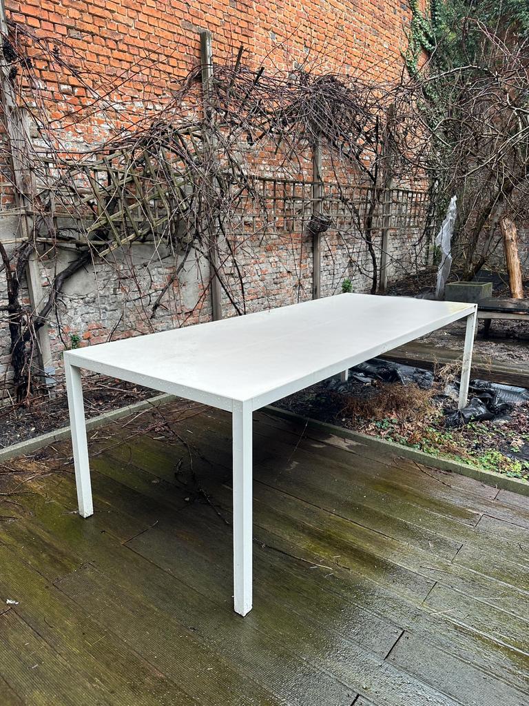 MDF Italia Design table + 6 chairs, Ophalen, Zo goed als nieuw