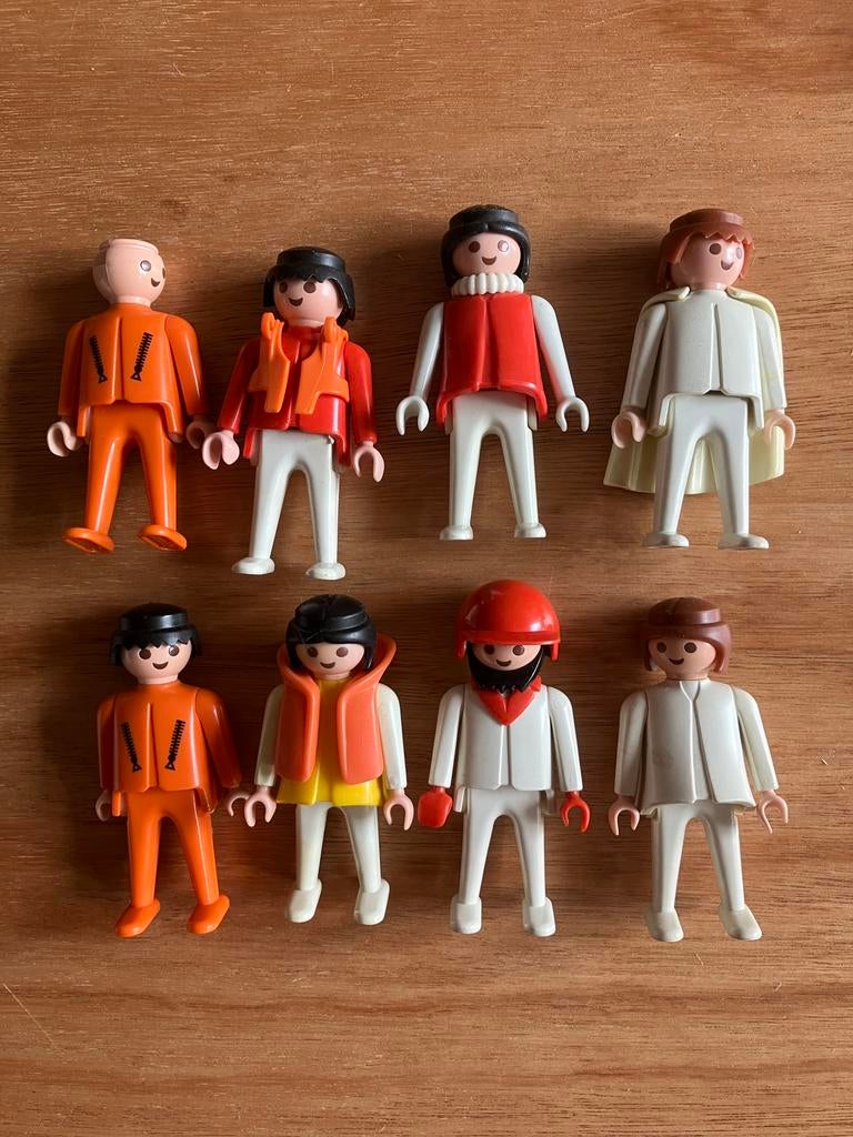 Vintage playmobil - 1974 - 8 figuren, Enlèvement ou Envoi