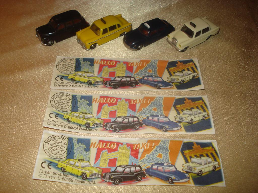 KINDER Ancienne Série Complète de Taxis du Monde 2000, Enlèvement ou Envoi, Comme neuf, Autres types