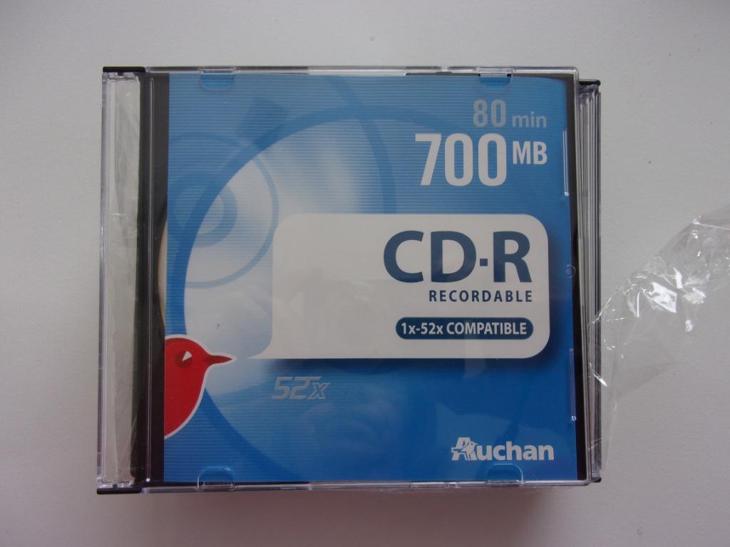 10 CD 80 minutes NEUFS, Enlèvement ou Envoi, Neuf, Cd