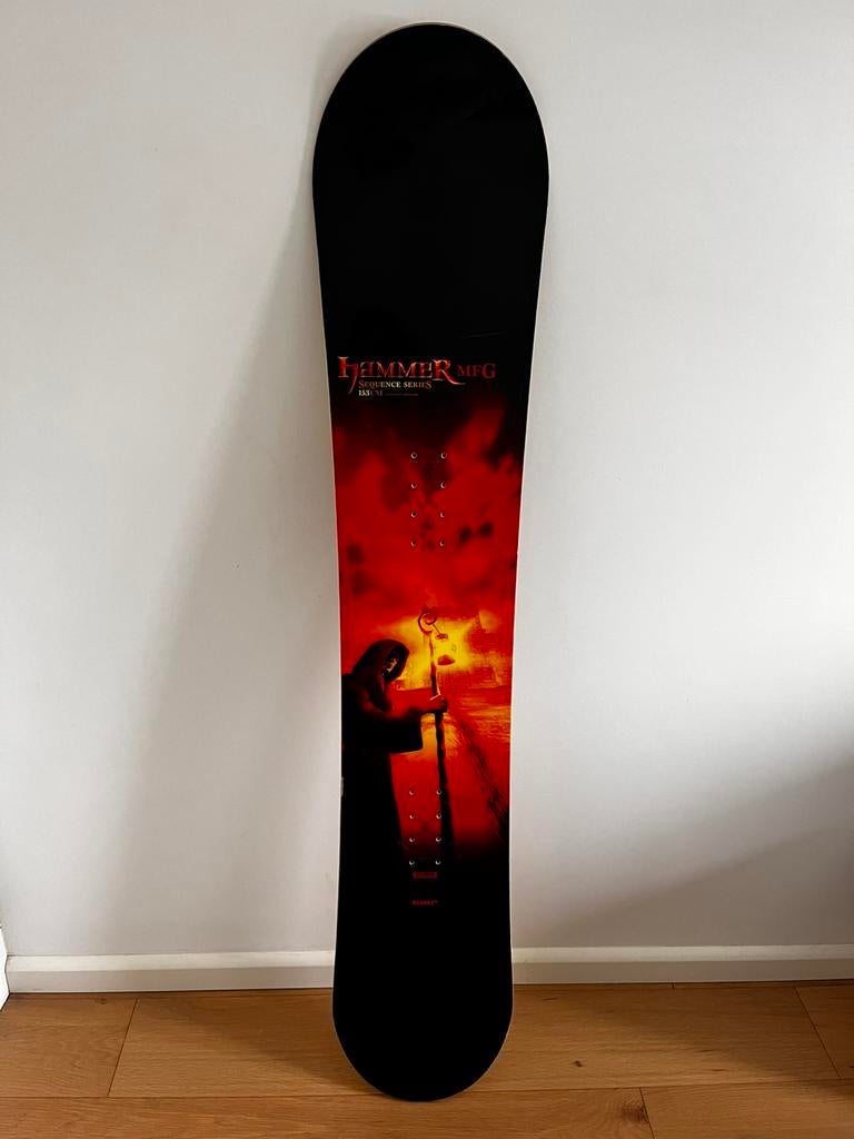 Hammer beginners snowboard 153 cm zeer goede staat, Ophalen, Gebruikt, Board