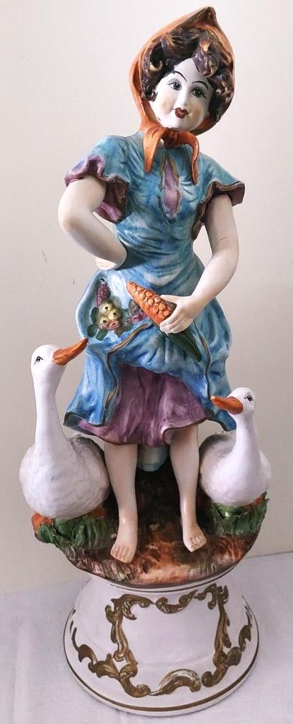 Capodimonte - Groot beeld - 65cm, Antiek en Kunst, Ophalen of Verzenden