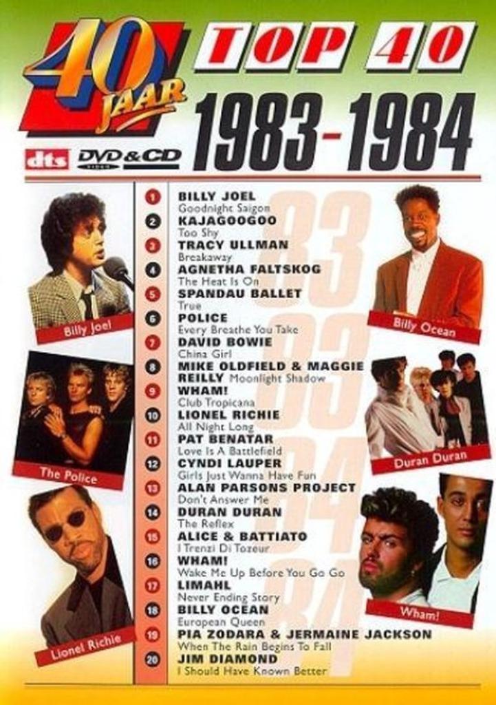 40 jaar top 40 dvds 1981/1982/ 1983/1884/1991/1992, Alle leeftijden, Ophalen of Verzenden, Zo goed als nieuw