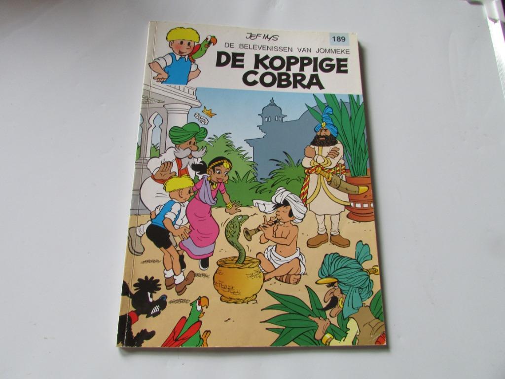 JOMMEKE, DE KOPPIGE COBRA, Eén stripboek, Ophalen of Verzenden, Gelezen, Jef Nys