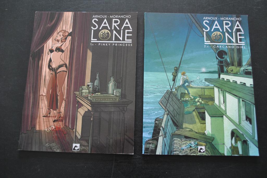 Arnoux Morancho Sara Lone 1 Pinky Princess & 2 Carcano Girl, Plusieurs BD, Enlèvement ou Envoi, Utilisé, ARNOUX MORANCHO