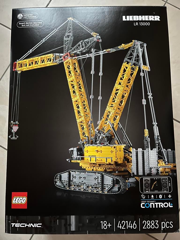 Lego technic Kraan LIEBHERR, Ophalen, Lego
