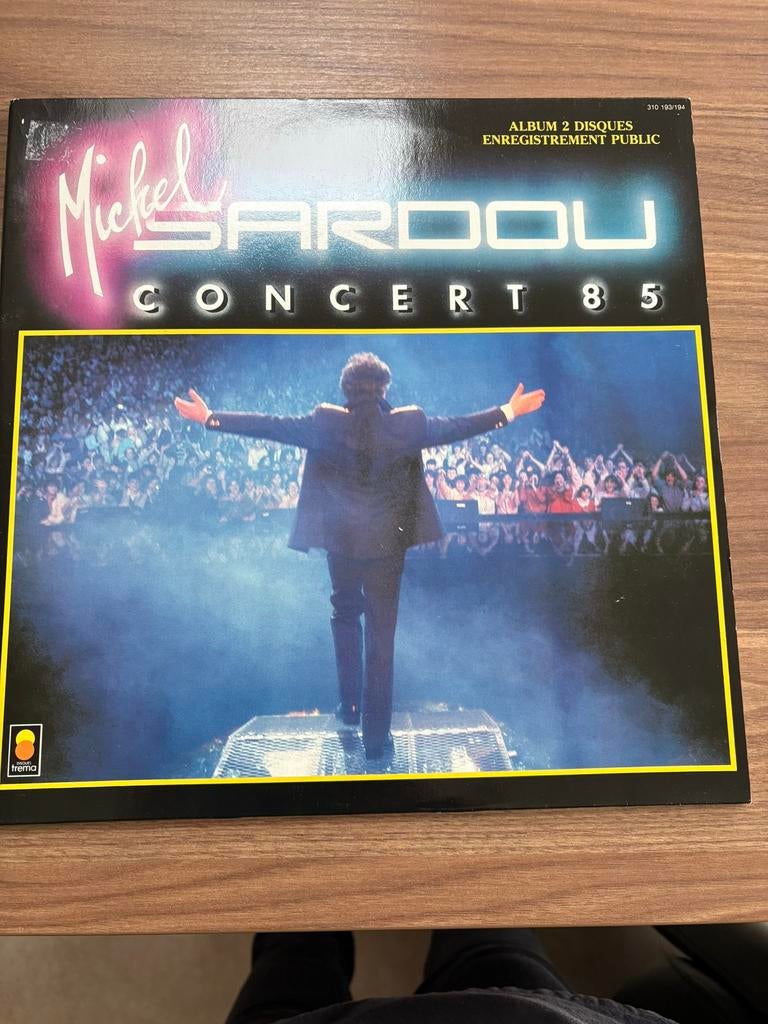 10 LP’s Michel Sardou jaren 70-80, Ophalen, Zo goed als nieuw