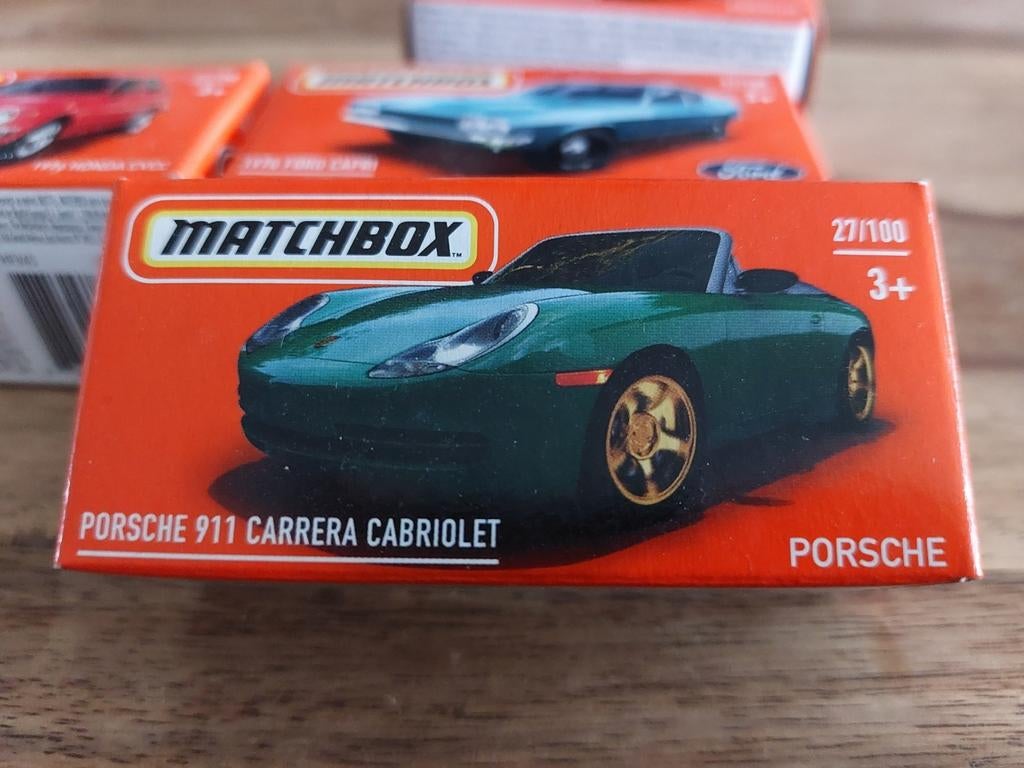 matchbox porsche 911 carrera cabriolet, Ophalen of Verzenden, Nieuw, Auto, Matchbox