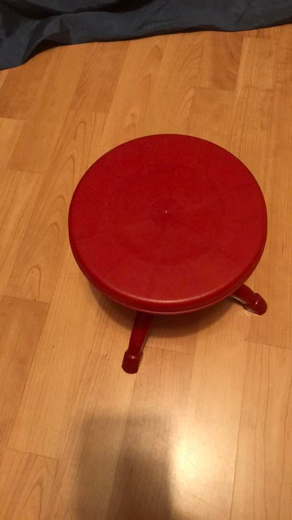 Petit tabouret en plastique 18/20 cm, Comme neuf