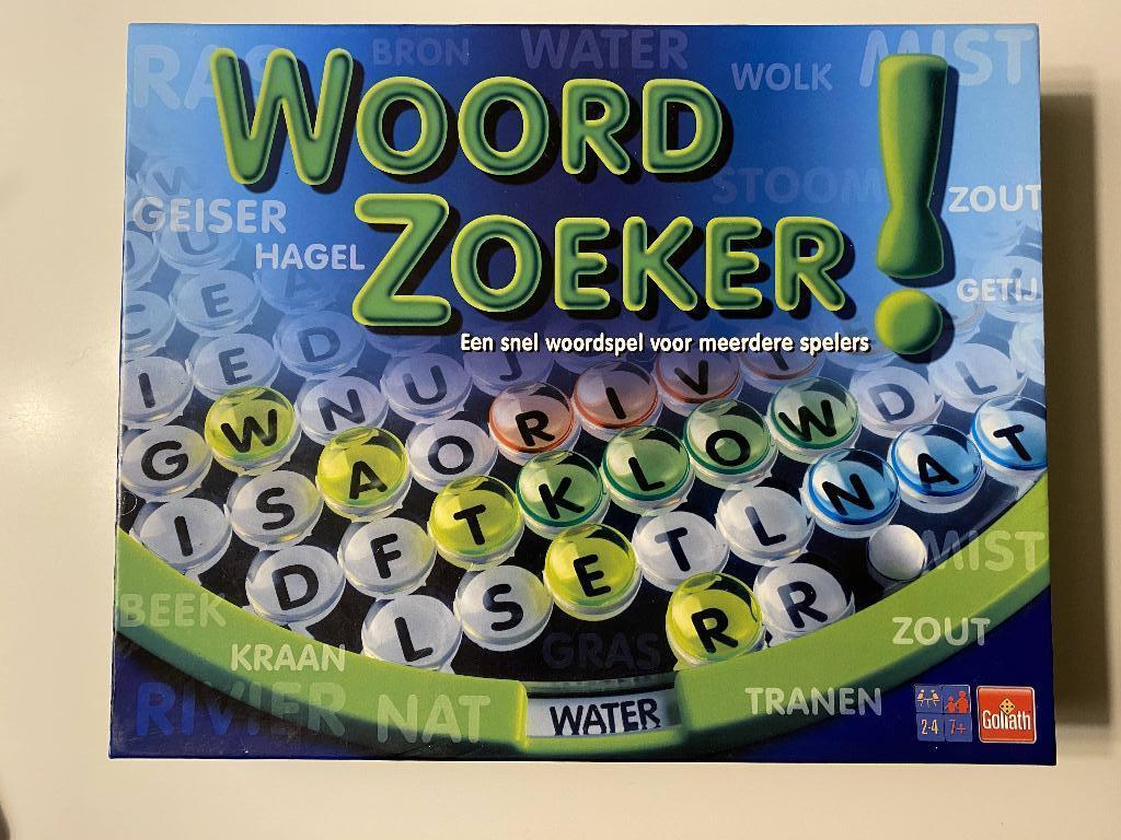 gezelschapsspel woord zoeker, Goliath, Hobby en Vrije tijd, Drie of vier spelers, Ophalen of Verzenden, Zo goed als nieuw, Goliath