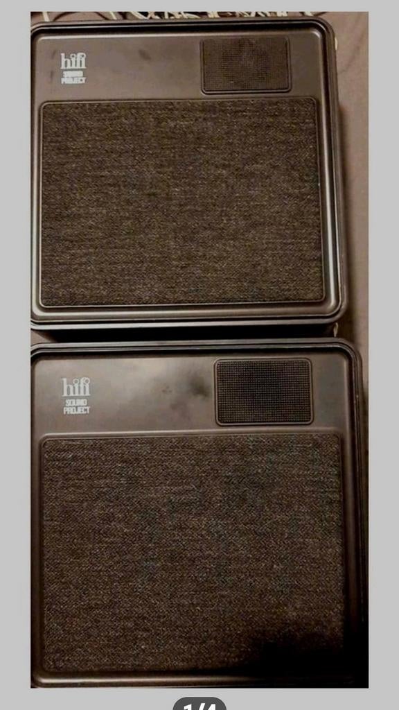 Meuble vintage, Hifi Sound Project, noir, 26 cm de haut et 9, Enlèvement ou Envoi, Comme neuf