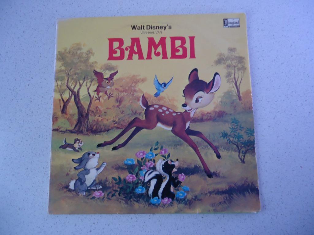 LP "Walt Disney's BAMBI" anno 1973., Cd's en Dvd's, Ophalen of Verzenden, Gebruikt, Verhaal of Sprookje