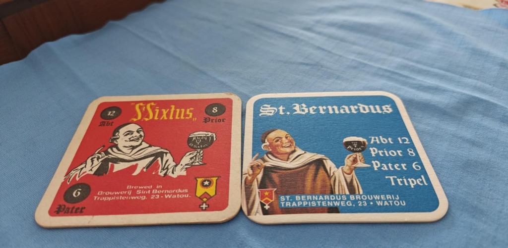 sous-verres à bière - Brasserie Sint Bernardus Watou, Enlèvement ou Envoi, Comme neuf, Sous-bock, Autres marques