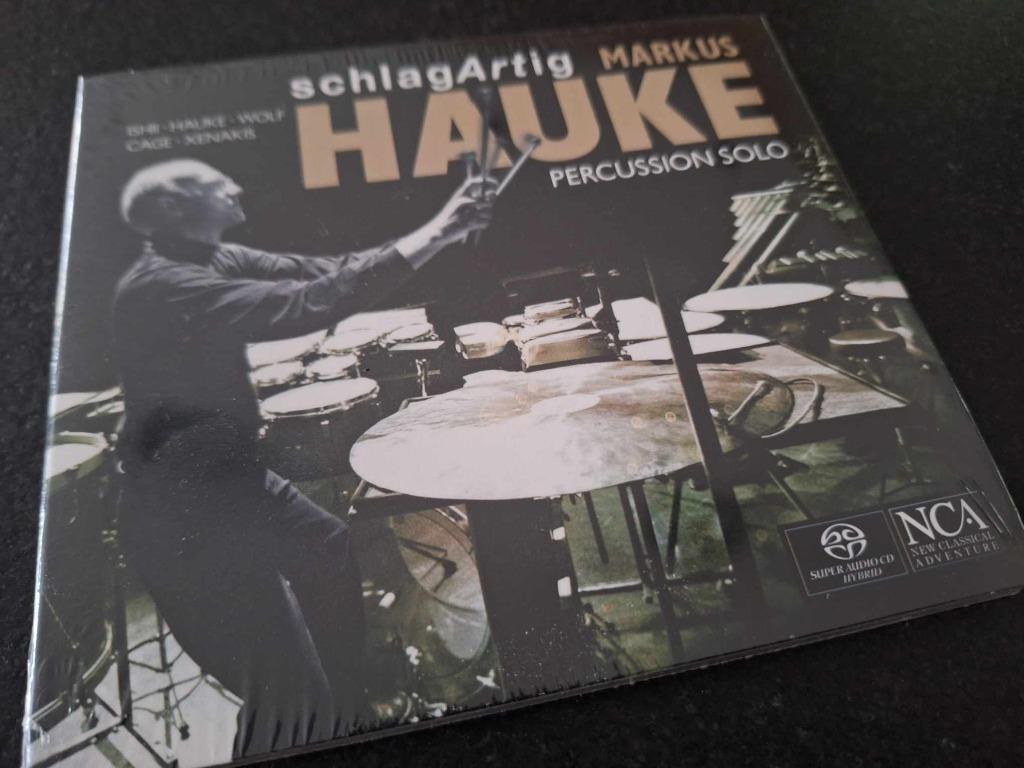 Markus Hauk - SchlagArtig (Percussion Solo) New & Sealed Cd, Ophalen of Verzenden, Modernisme tot heden, Nieuw in verpakking, Kamermuziek
