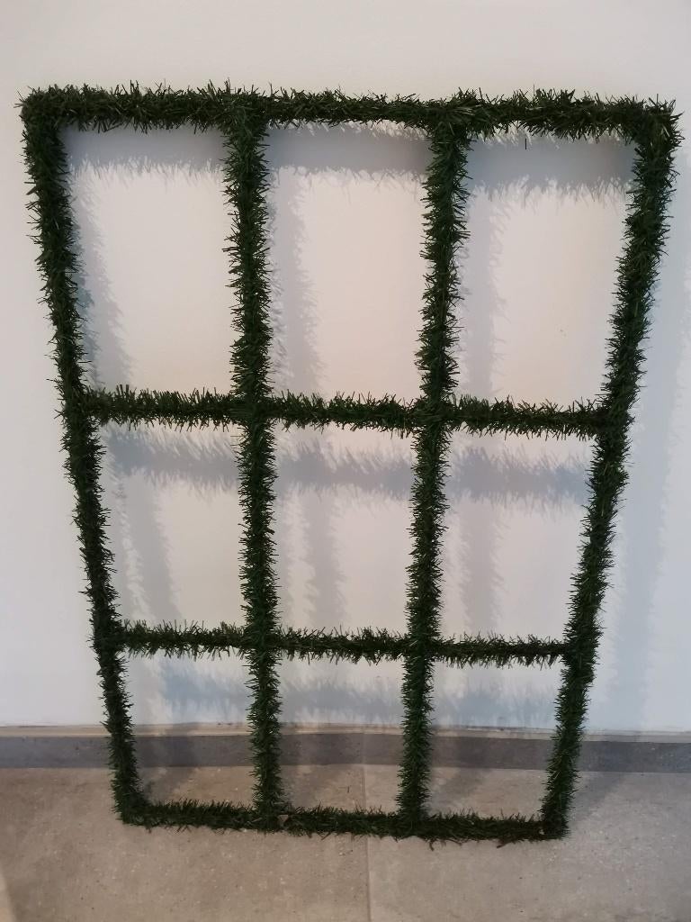 kerstraam: groot raam in kunststof kerst takken 90 x 62cm, Ophalen of Verzenden, Zo goed als nieuw