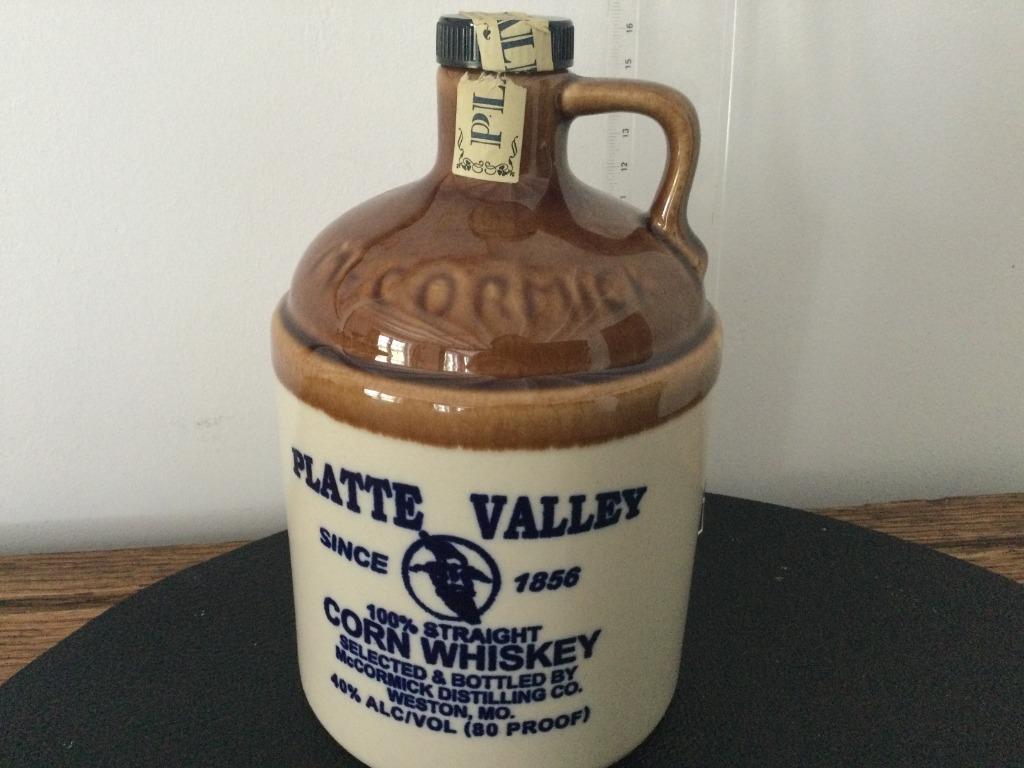 Keramiek kan "Platte Valley corn whisky", Verzamelen, Ophalen of Verzenden