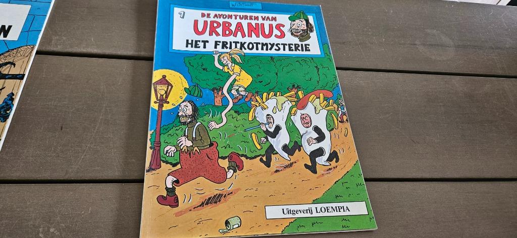 Urbanus het fritkotmiserie, Eén stripboek, Ophalen, Gelezen, Willy Linthout