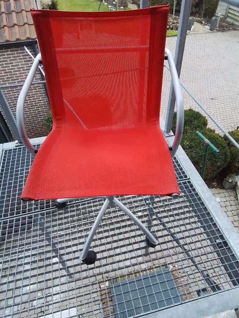 Buraeustoel, Ophalen, Gebruikt, Rood, Bureaustoel