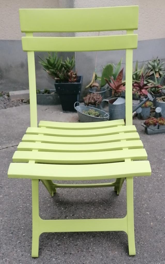 Leuke inklapbare tuinstoel, Tuin en Terras, Ophalen, Gebruikt, Inklapbaar