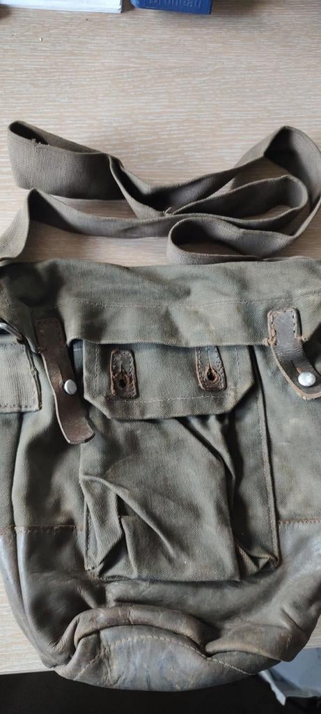 FKA Swedish army tasje canvas bag leger military field bag, Ophalen of Verzenden