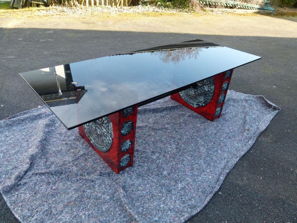 vintage keramiek salontafel space age Italy 60er jaren, Enlèvement, Maison et Meubles