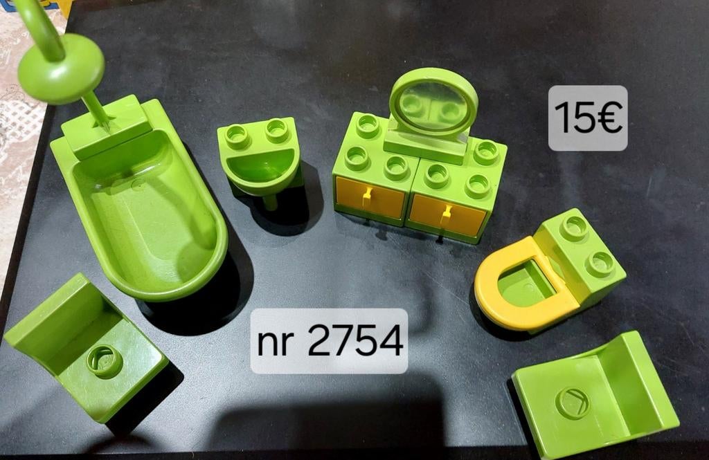 Lego duplo: Badkamer nr 2754, Kinderen en Baby's, Speelgoed | Duplo en Lego, Ophalen of Verzenden, Zo goed als nieuw, Duplo