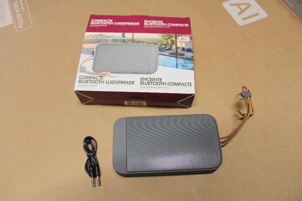 Draadloze bleutooth speaker - ENV-1553, Audio, Tv en Foto, Luidsprekerboxen, Gebruikt, Front, Rear of Stereo speakers, Minder dan 60 watt