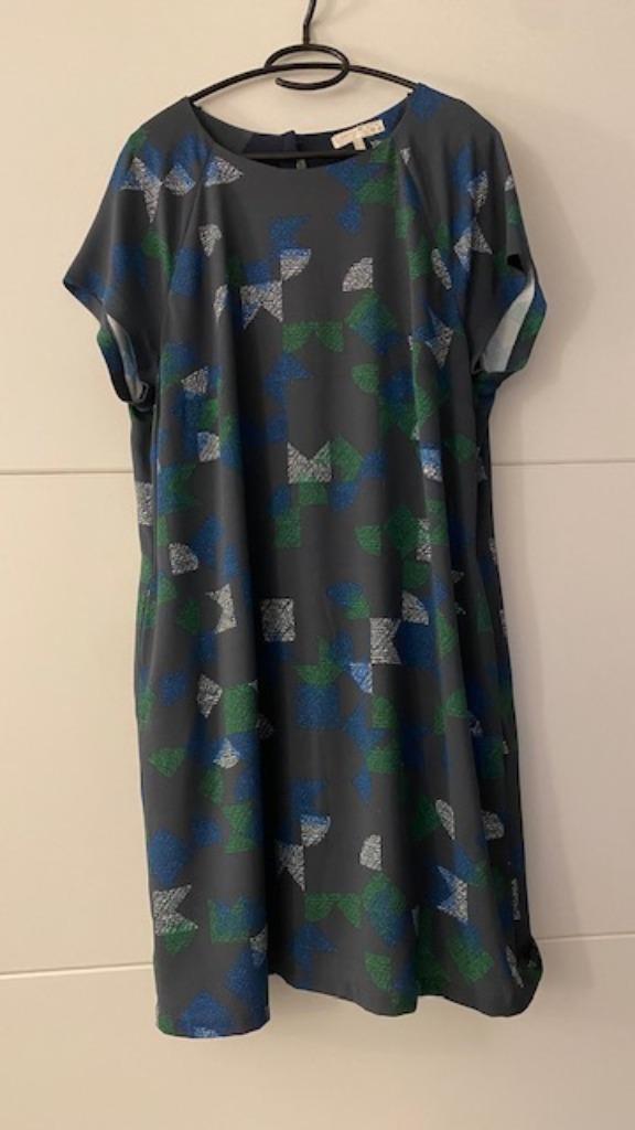 Liberty Island donkerblauw kleed met print, Kleding | Dames, Blauw, Maat 46/48 (XL) of groter, Zo goed als nieuw, Liberty island