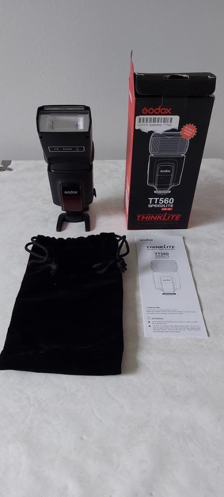 Flash Godox TT560 speedlite - Nouveau, Enlèvement, Neuf, Canon, Inclinable