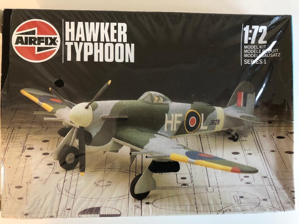 Airfix Hawker Typhoon  1/72, Hobby en Vrije tijd, Overige merken, 1:72 tot 1:144, Ophalen of Verzenden, Zo goed als nieuw