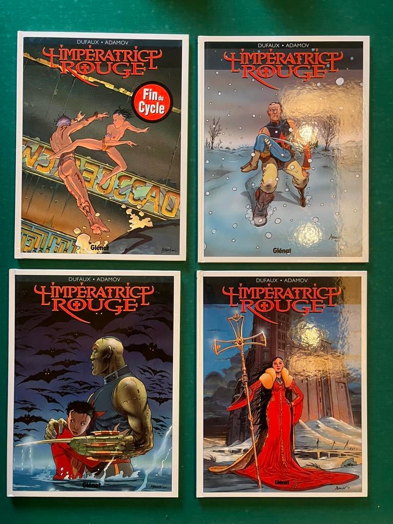 L’Impératrice Rouge.Tomes1,2,3,4. Dufaux, Enlèvement, Comme neuf