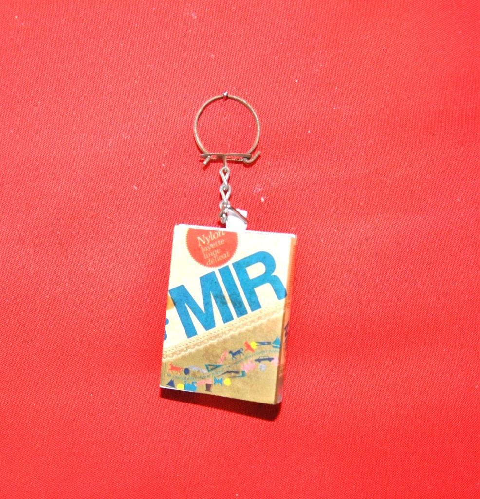 porte cle vintage publicitaire lessive mir, Collections, Enlèvement ou Envoi, Utilisé, Marque