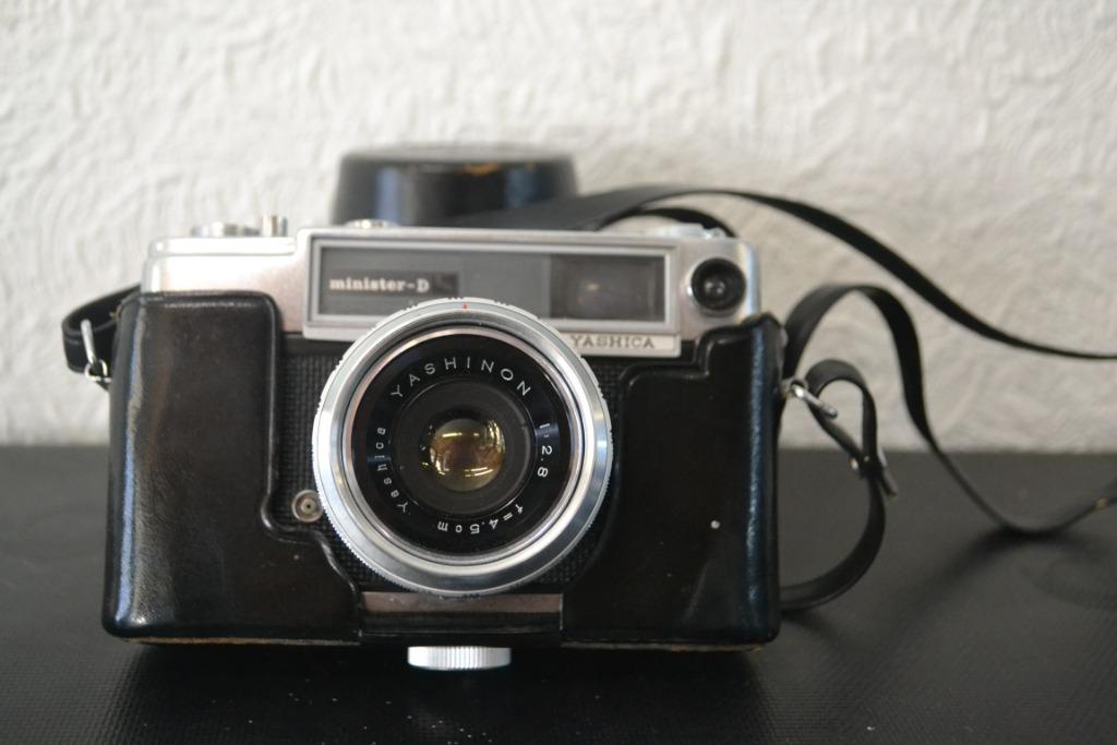 Vintage fototoestel Yashica T-712204 Japan, Ophalen of Verzenden, Gebruikt, Compact, Overige Merken