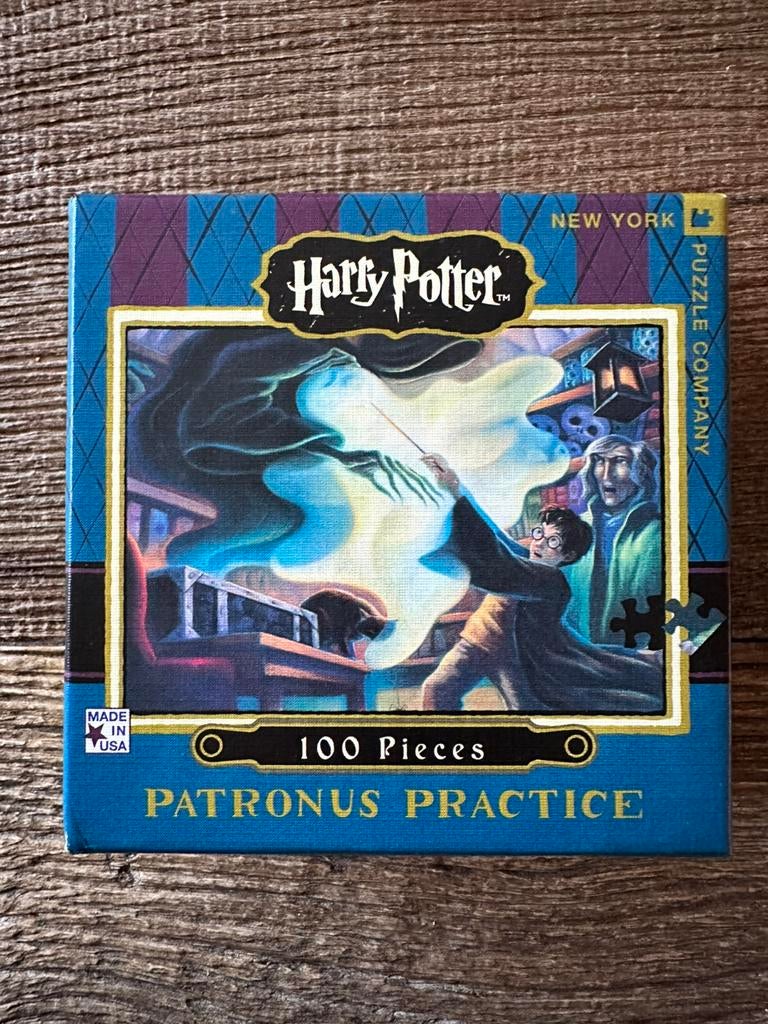 Harry Potter puzzel “Patronus Practice” 100 stukjes, Ophalen of Verzenden, Zo goed als nieuw