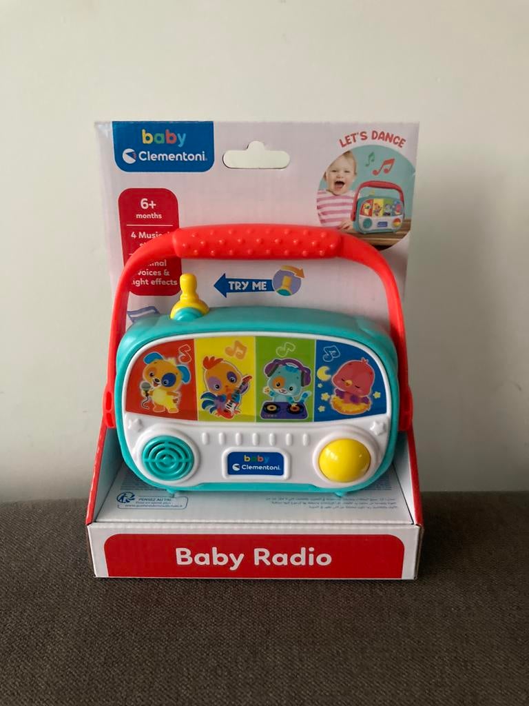 Nieuw Clementoni baby radio, Ophalen of Verzenden, Nieuw, Met licht