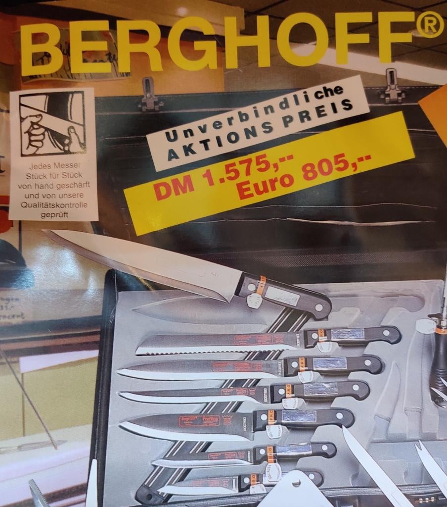 15 delig messenset van Berghoff, nieuw, Ophalen, Nieuw