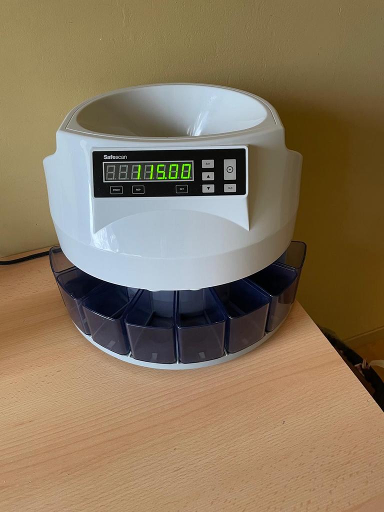 Zeer nette Safescan munttelmachine, Ophalen, Sorteermachine of Telmachine